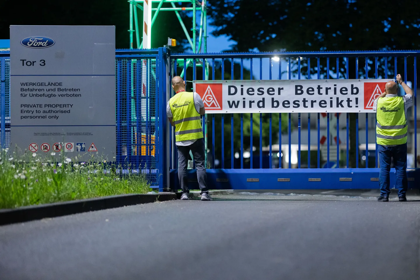 Erster Streik bei Kölner Ford-Werken